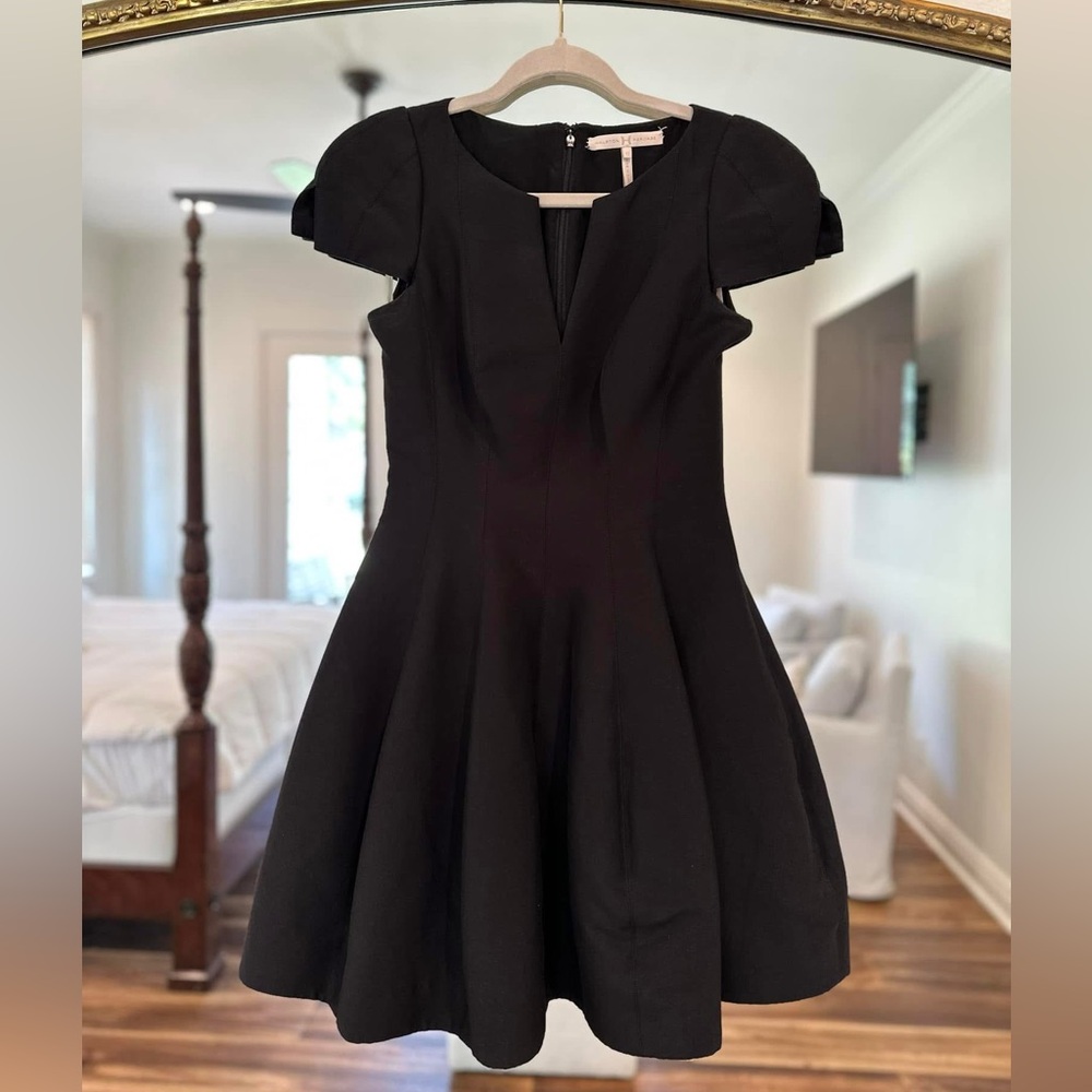 Halston Heritage Black Mini Dress